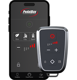 PedalBox Pro con aplicación para smartphone DTE