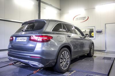 Mercedes GLC on DTE's dynometer