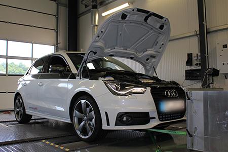Der Audi A1 bei DTE Der Audi A1 bei DTE