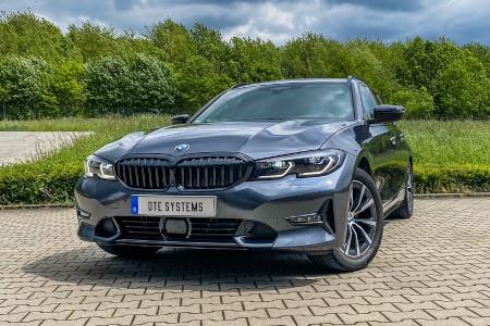 BMW 3er Mild Hybrid auf dem DTE-Pr&uuml;fstand