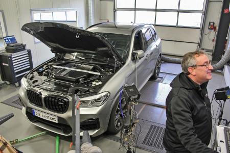 Performance measurement:&nbsp; BMW X3 M on DTE's dynamometer