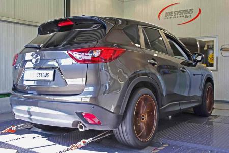 Chip tuning: Mazda CX-5 on the dynamometer