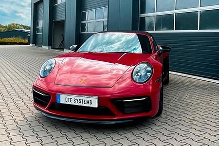 Leistungsmessung für den Porsche 911 Carrera GTS auf dem DTE-Prüfstand