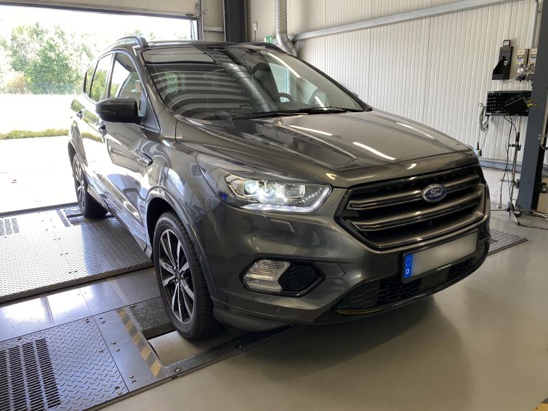 Ford Kuga 2 with better acceleration and more power due to chip tuning