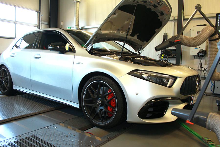 More power and performance for Mercedes-AMG A45 S with chip tuning