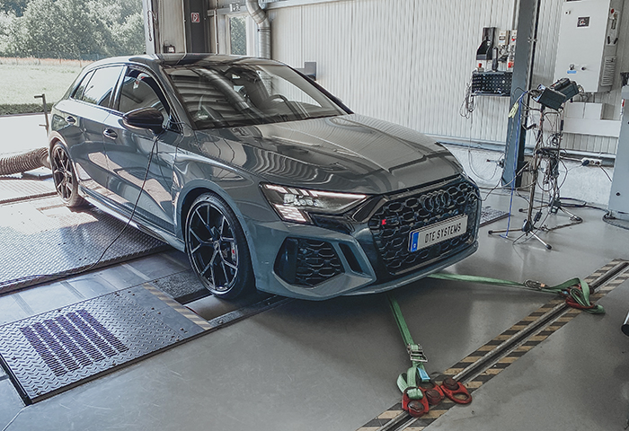 460 hp in the Audi RS3 Sportback